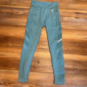 Women’s Size Small Teal GymShark Leggings